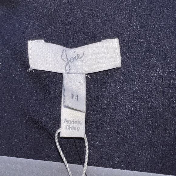 JOIE Floral Wrap Dress Size M Midnight Navy Blue Pink Miltona MSRP $398 NEW NWT - Picture 8 of 12